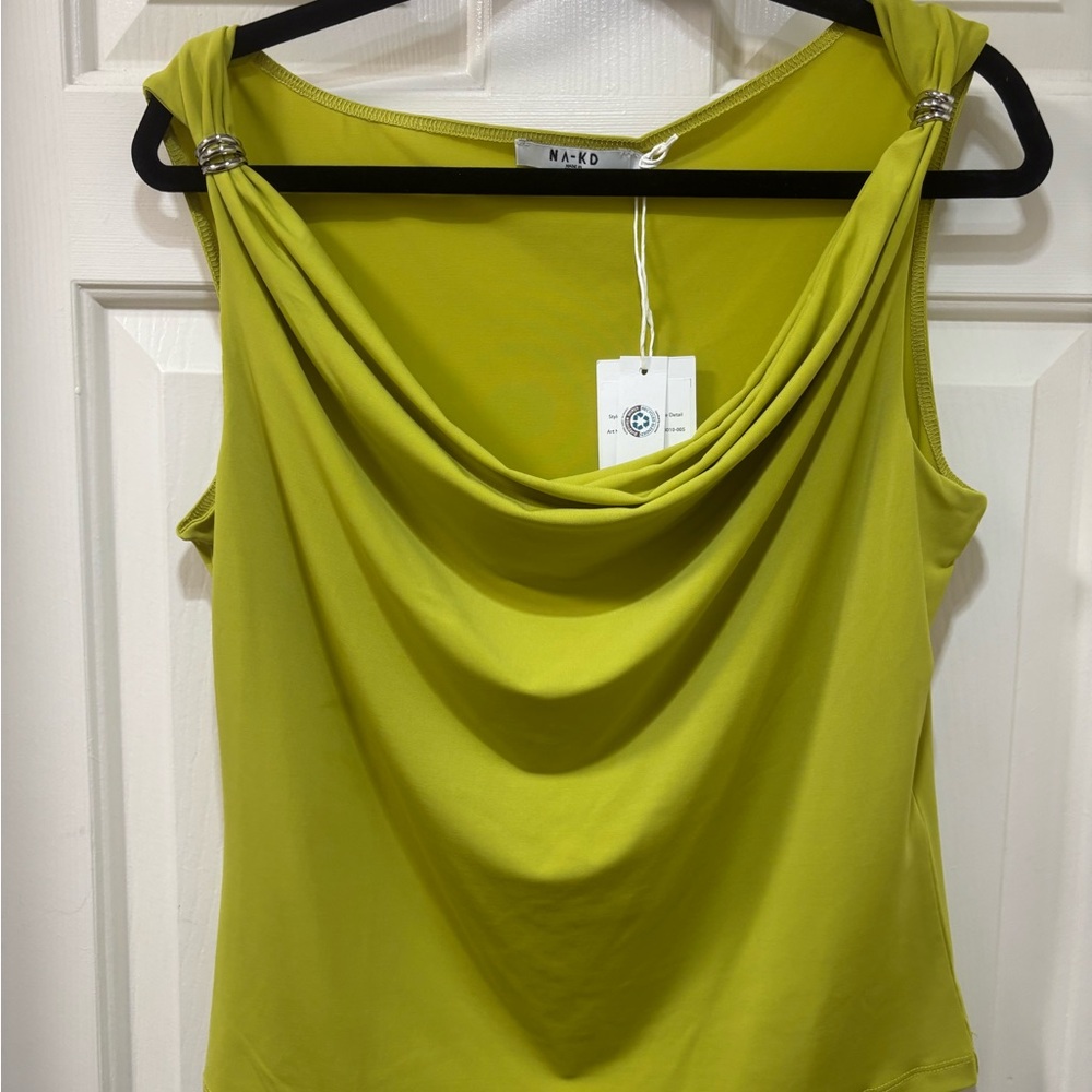 Naked Wardrobe Lime Tank Top